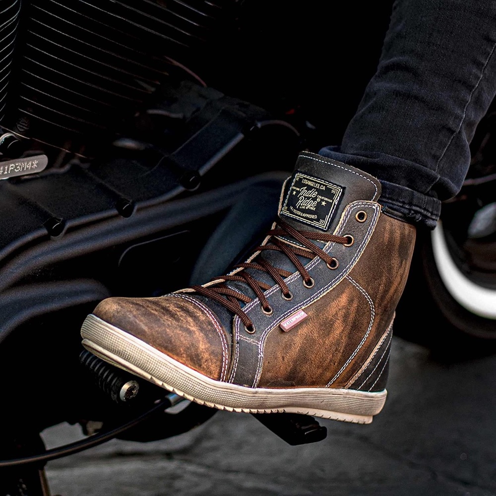 Leather Motorcycle Boots - The Comanche - Picture 3 of 3
